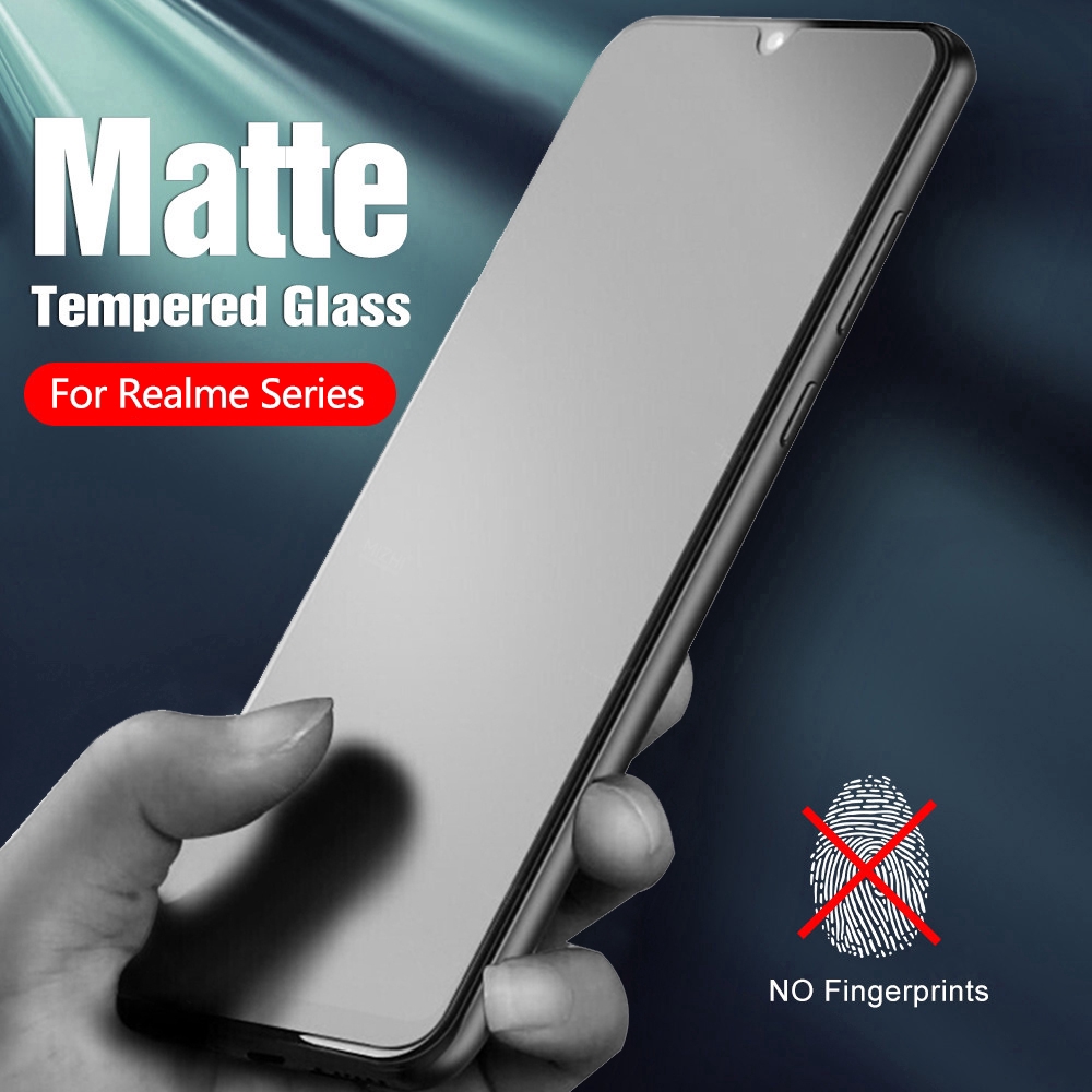 Kính cường lực Chống Vân Tay Cho Realme 10 9 Q5 8 7 6 5 3 Pro 5i 6i 7i 8i 9i C35 C11 2021 C12 C25 C25S C21Y C25Y C21 C33 C30S 5G
