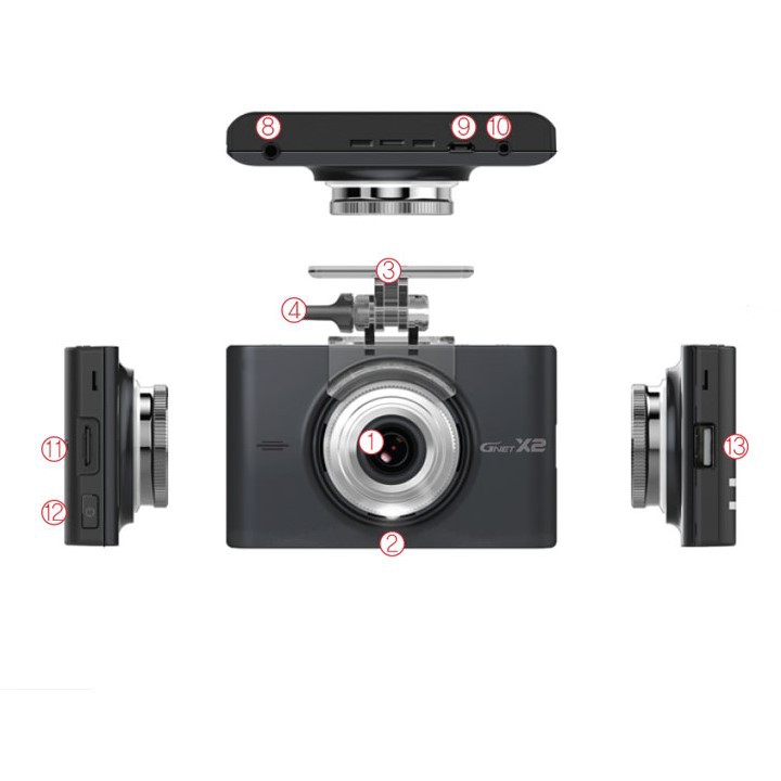 [Hỗ Trợ Lắp Đặt Miễn Phí Tận Nơi] CAMERA HÀNH TRÌNH HÀN QUỐC GNET X2i BẢO HÀNH 12 THÁNG | BigBuy360 - bigbuy360.vn