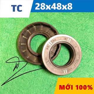 Phớt chặn dầu tc 28x48x8 ( phớt dầu / chắn dầu / lò xo / phớt ben / oil seal tc 28*48*8)