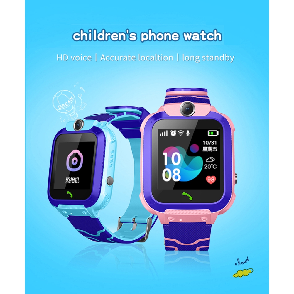 Kid SmartWatches Baby Watch for Children SOS Call Location Finder Locator Tracker Anti Lost Monitor+Box