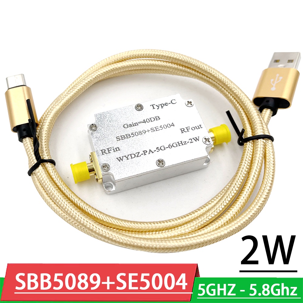 Thiết Bị Truyền Phát Tín Hiệu SBB5089 + SE5004 5GHZ - 5.8Ghz 2W Cho Thiết Bị Nhận Tín Hiệu FPV WIFI 5.2G 5G