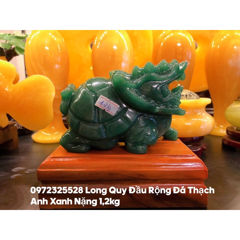 Long Quy ( Rùa ) Đầu Rồng Đá Tự Nhiên Phong Thuỷ