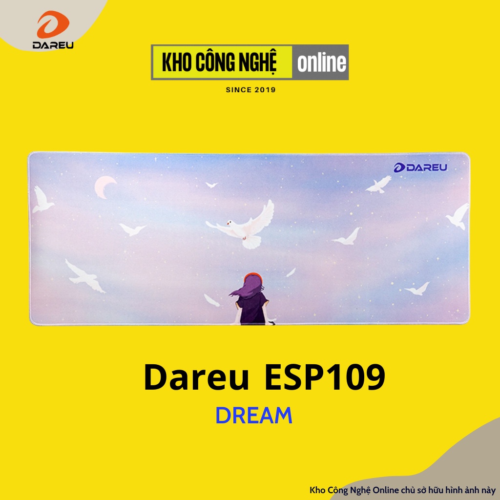 Bàn di chuột | Tấm lót chuột DAREU ESP109 PINK / DREAM / SWALLOW