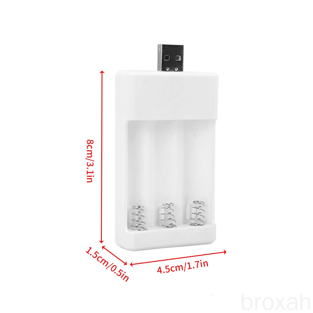 Bộ sạc pin Aa Aaa 3 ngăn tiện lợi