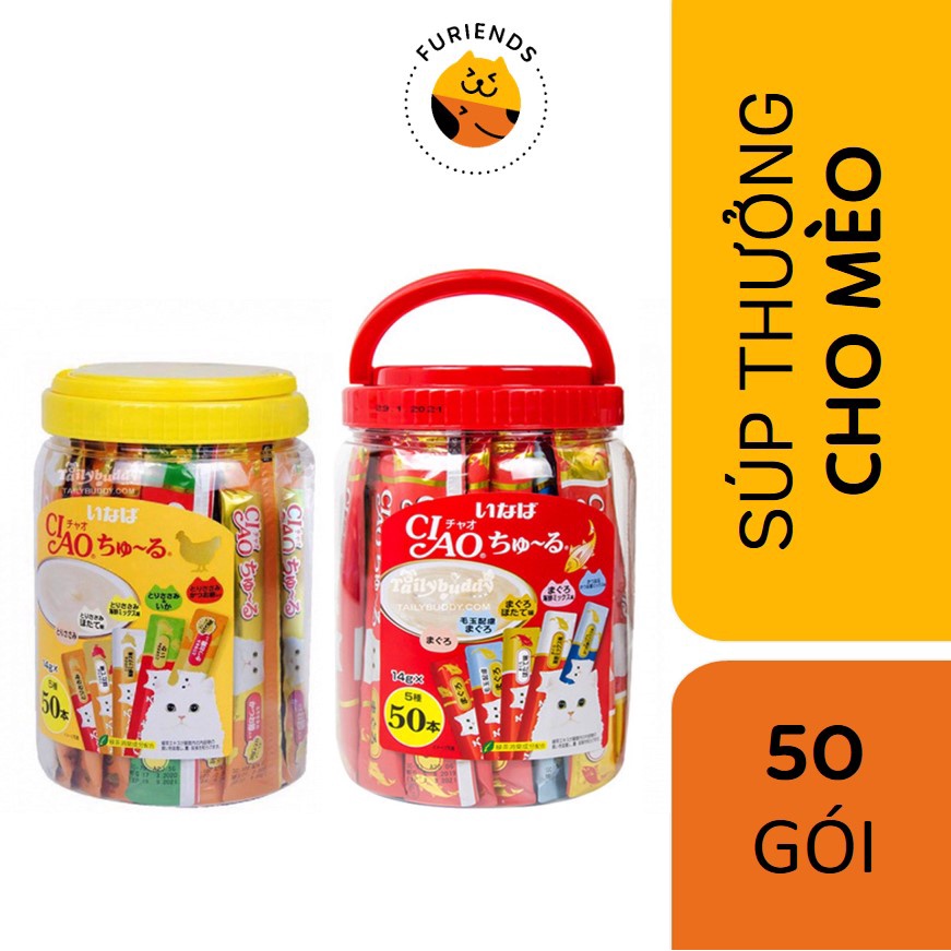 Súp thưởng cho mèo Ciao Hộp 50 tuýp