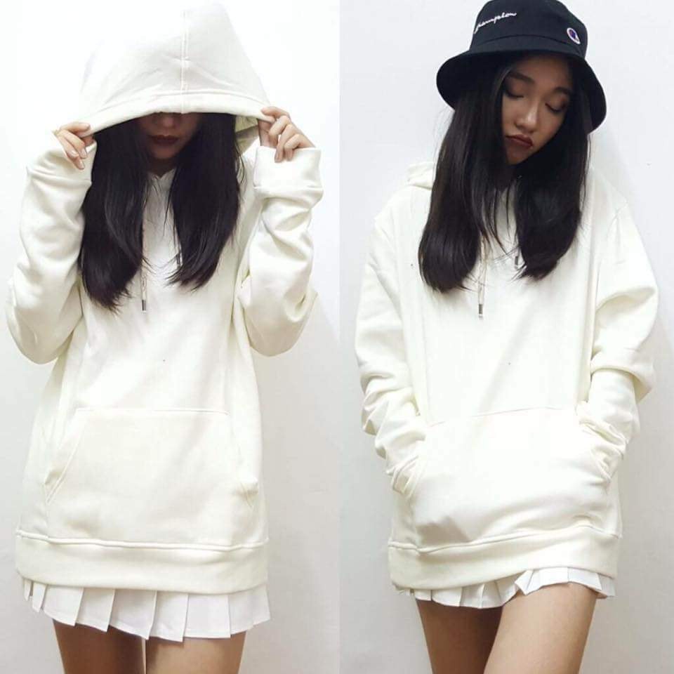 Áo Hoodie Nữ Nỉ Basic Full Size Full Màu Có Mũ Dày Dặn [Ảnh Shop Chụp]