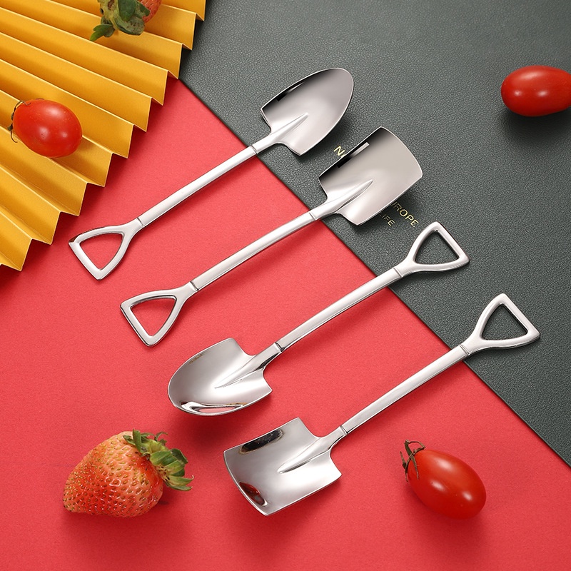 Thìa XẺNG inox mini nhỏ gọn, tiện lợi (1 chiếc)