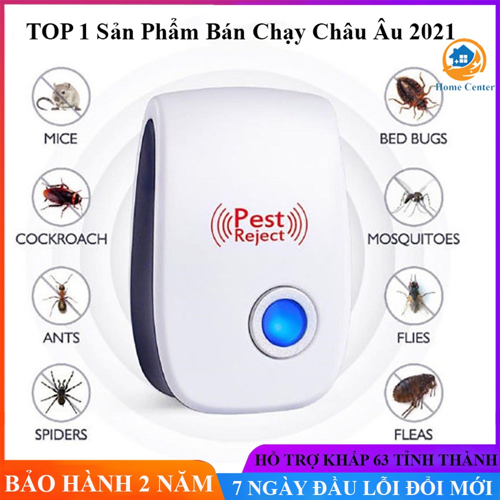 Máy đuổi côn trùng siêu âm thế hệ mới giúp xua đuổi triệt để các loại chuột, muỗi, dán... một cách hiệu quả và an toàn .
