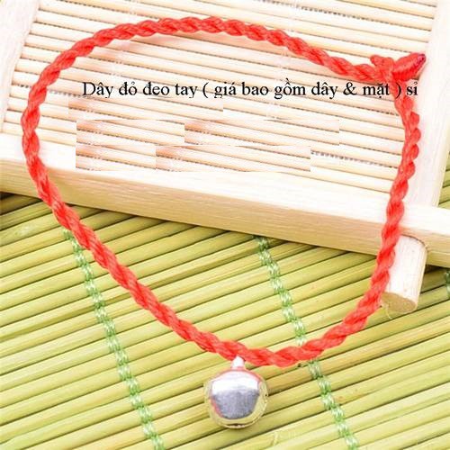 Vòng tay chỉ đỏ hình lục lạc thời trang trang sức đeo dễ thương may mắn