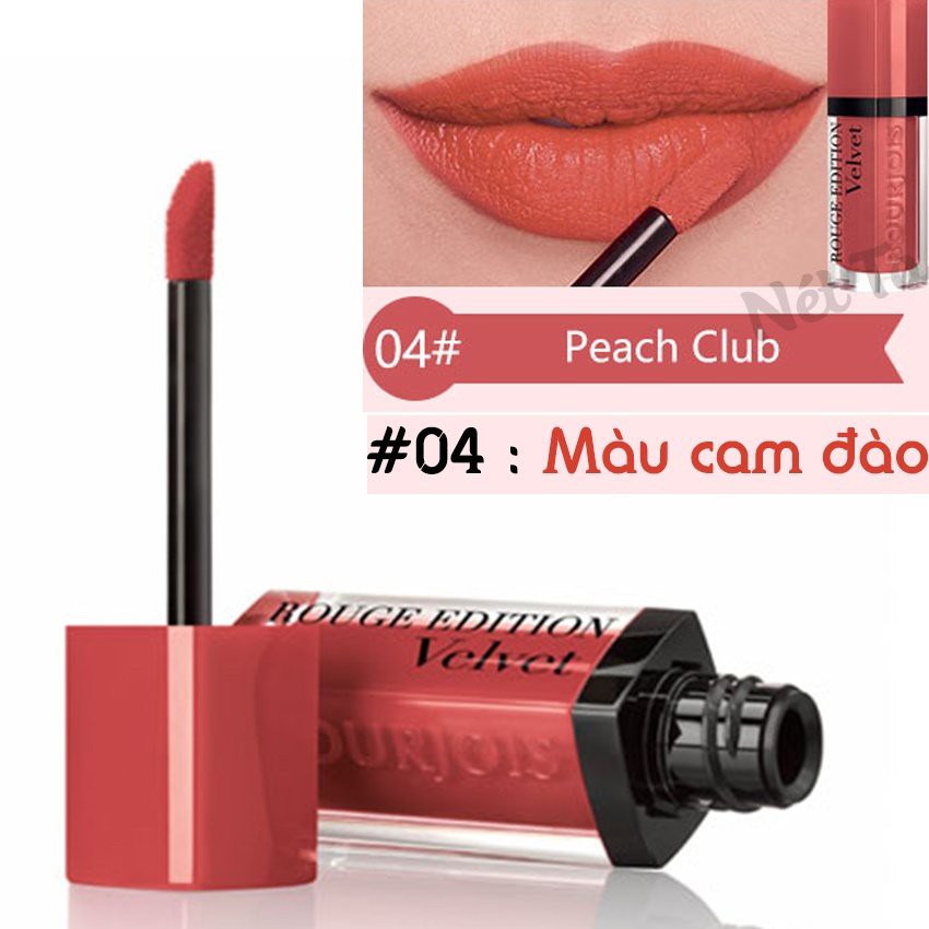 Son kem Rouge Edition Velvet 04 Peach Club - Cam Đào 7.7ml