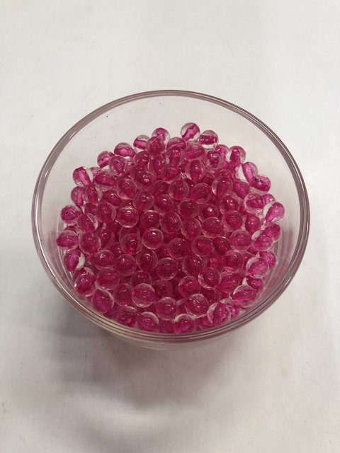 100G Chuỗi Hạt Pha Lê Nhựa 6mm (có nhân màu) Giá Sỉ