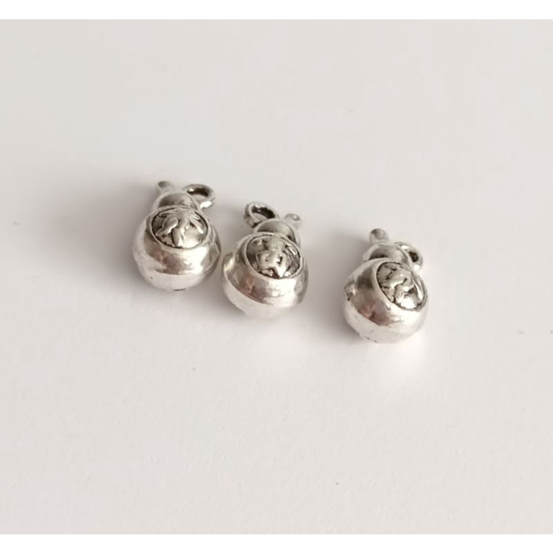 Charm bầu hồ lô bạc khắc chữ Phúc vĩnh viễn bảo hành bao đổi trả