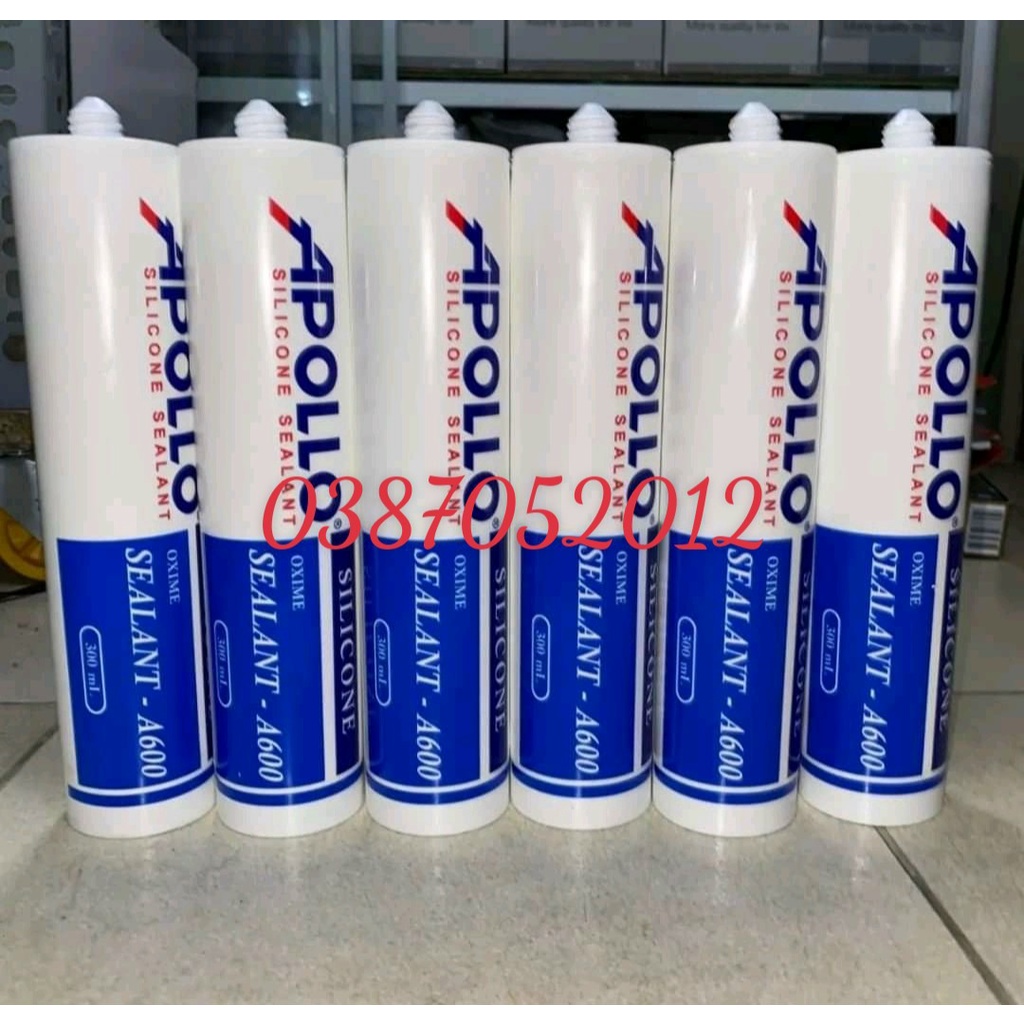 Keo Silicon Apollo Sealant A600💥 FREESHIP💥Keo Silicone Độ đàn hồi cao, chống chịu thời tiết khắc nghiệt
