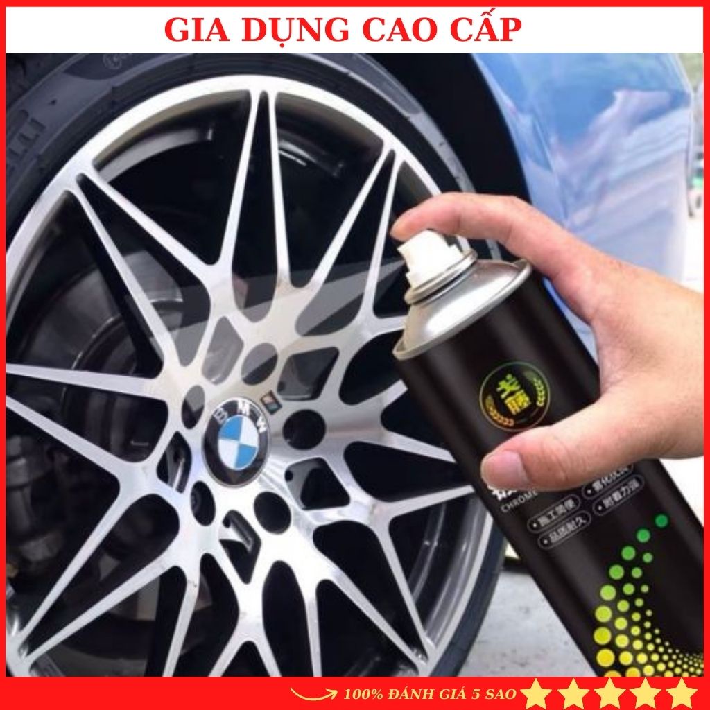 Xịt phủ màu INOX công nghệ NANO mạ bạc tráng gương sơn bóng như inox chống chịu với thời tiết