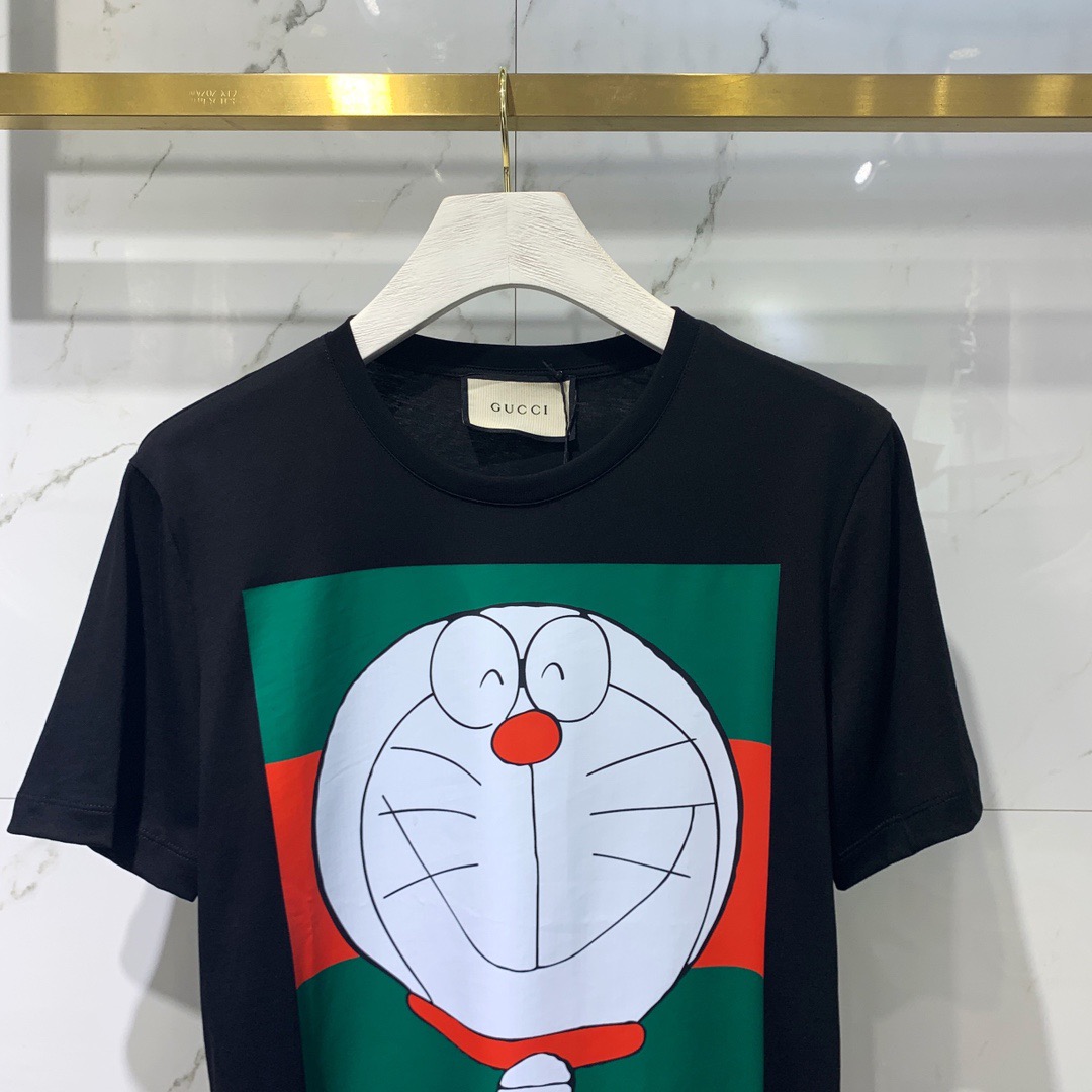 DORAEMON Áo Thun Ngắn Tay In Logo Gucc1 2021