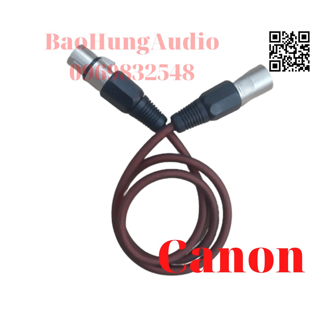 Dây canon đầu đực ra đầu cái hàng loại tốt giá 1 dây bảo hành 12 tháng.