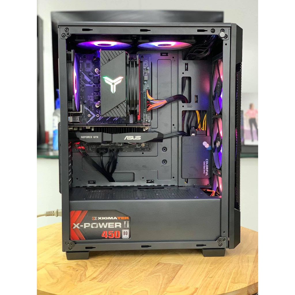 Thùng PC Gaming Trio Chiến Game Online (H310/I3-9100F/8GB/GTX10650ti/160GB/500gb/450W) | BigBuy360 - bigbuy360.vn
