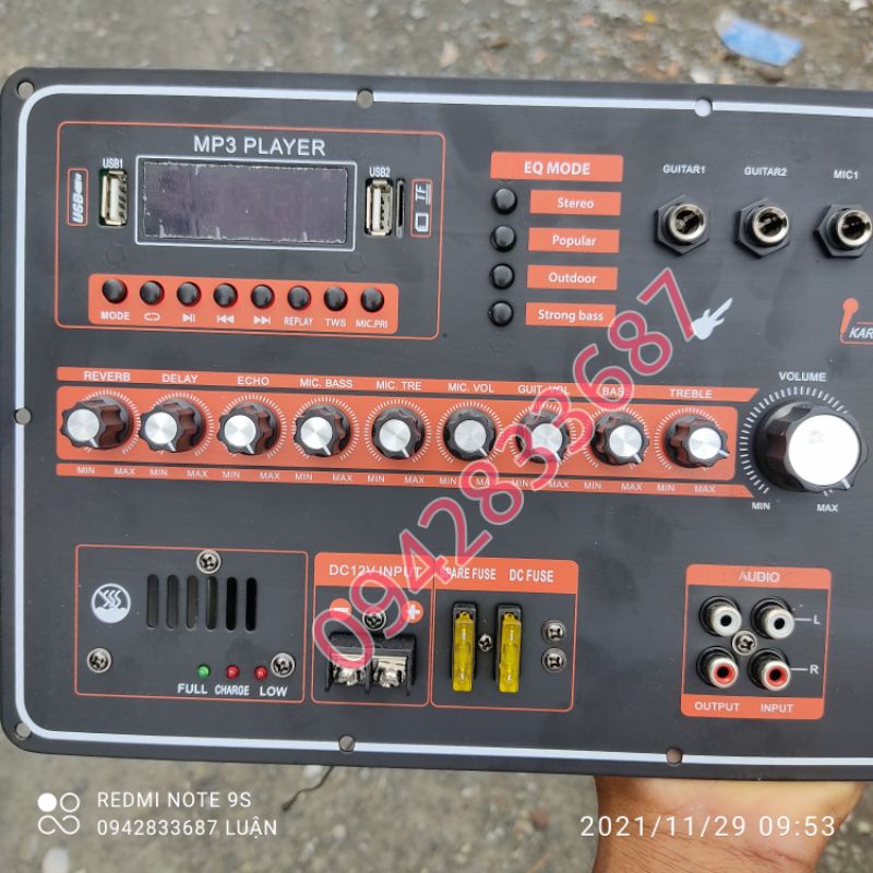 Loa Kéo Siêu Khủng 4 Loa 4 Tấc Reverb DSP