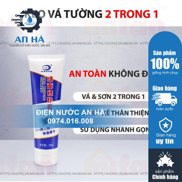 Keo Vá Vết Nứt Tường Nhà Cao Cấp Chống Nước Chống Mốc-Keo vá trám tường, phục hồi vết nứt, mốc, bẩn, làm mới