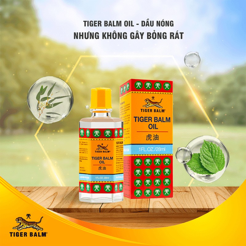 Tiger Balm Oil - Dầu xoa bóp con hổ