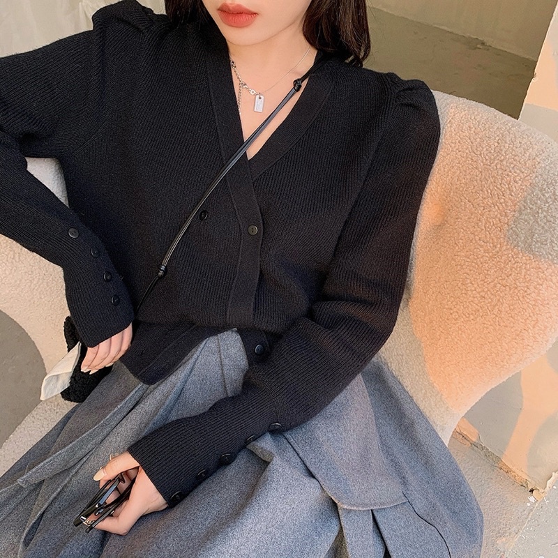 SET CHÂN VÁY + ÁO CADIGAN KIỂU DÁNH HÀN QUỐC