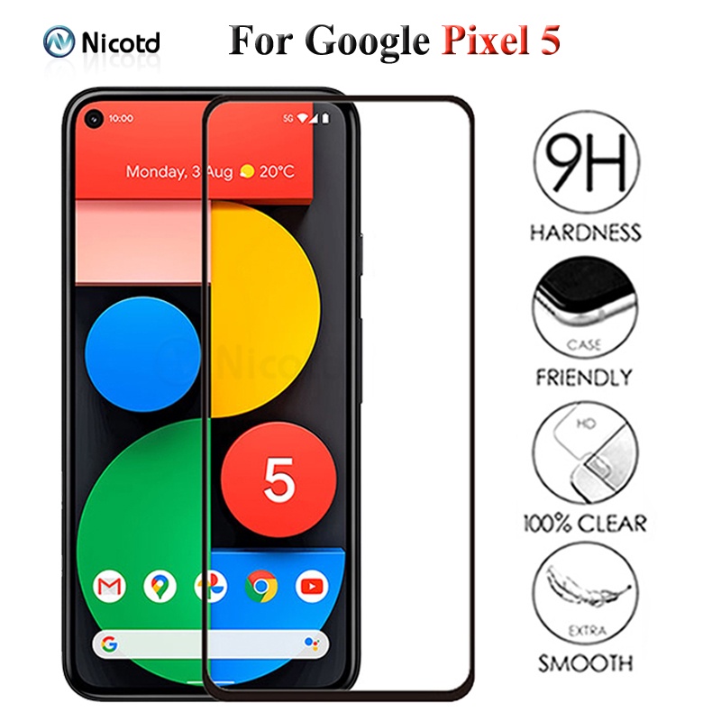 Kính Cường Lực Toàn Màn Hình Cho Google Pixel 5a 5G, 5, 4a 4G, 4a 5G