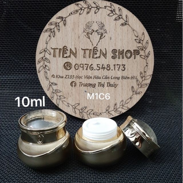 Hũ nhựa vàng 10ml CM cao cấp