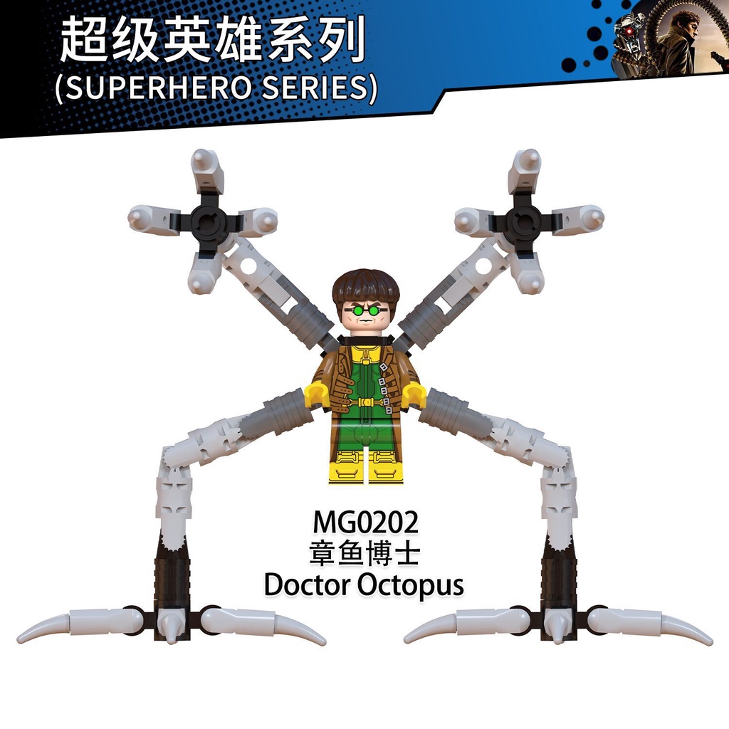 Bác sĩ. Đồ Chơi Lắp Ráp Mô Hình Bạch Tuộc Marvel avengers Hulk nano minifigure