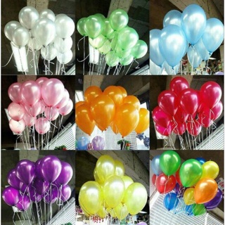 Sét 100 quả bóng nhũ trang trí sinh nhật - đám cưới - patty...