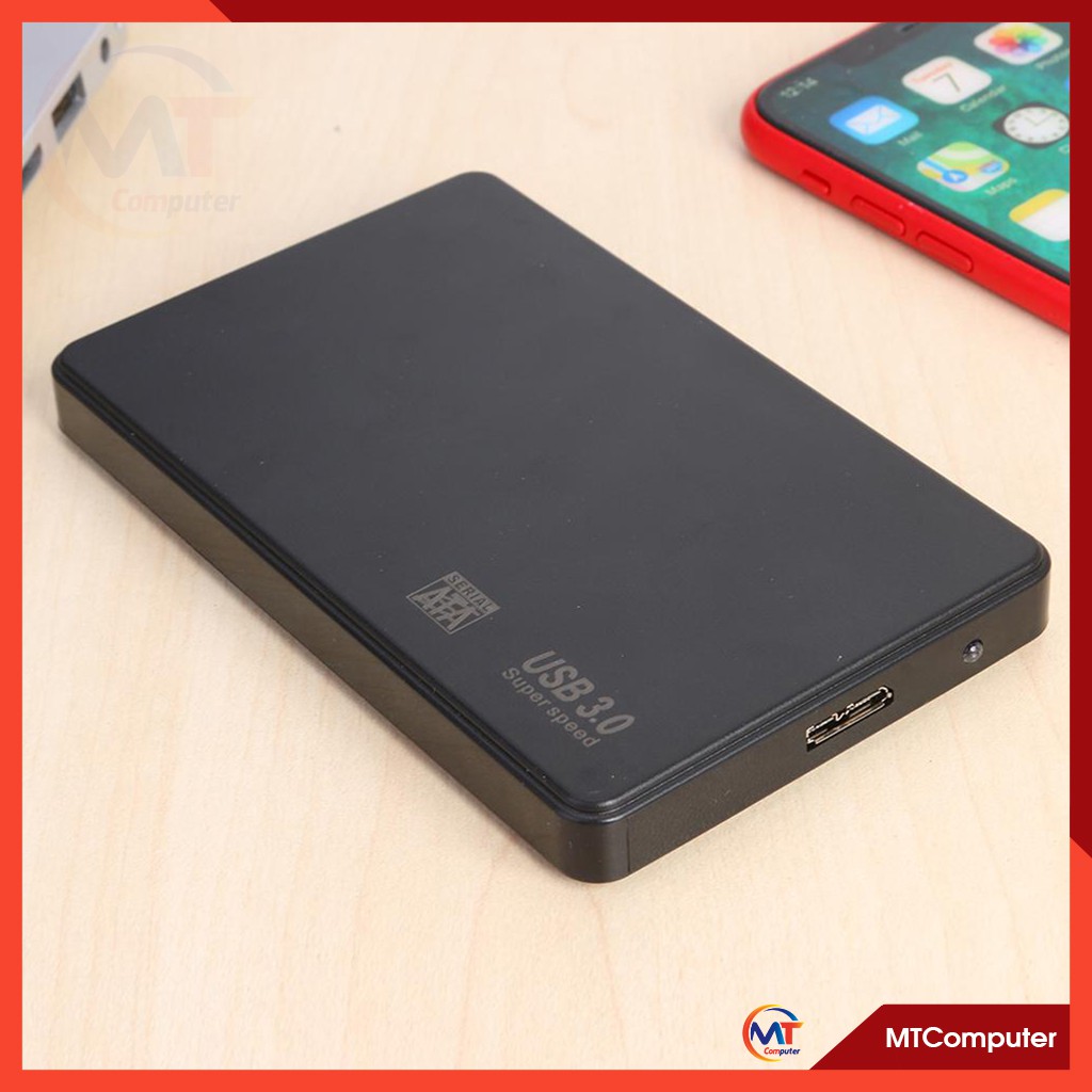 Box ổ cứng 3.0 dùng cho ổ SSD, HDD 2.5 inch, có đèn báo - Hộp đựng ổ cứng 2.5 inch tốc độ 3.0