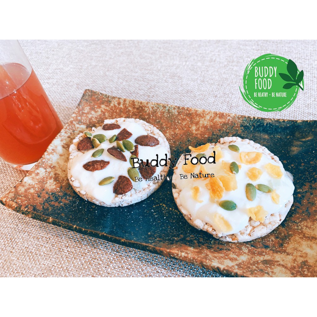 Combo 2 Gói Bánh Gạo Lứt Nguyên Hạt Không Đường Không Muối Eat Clean Healthy | BigBuy360 - bigbuy360.vn