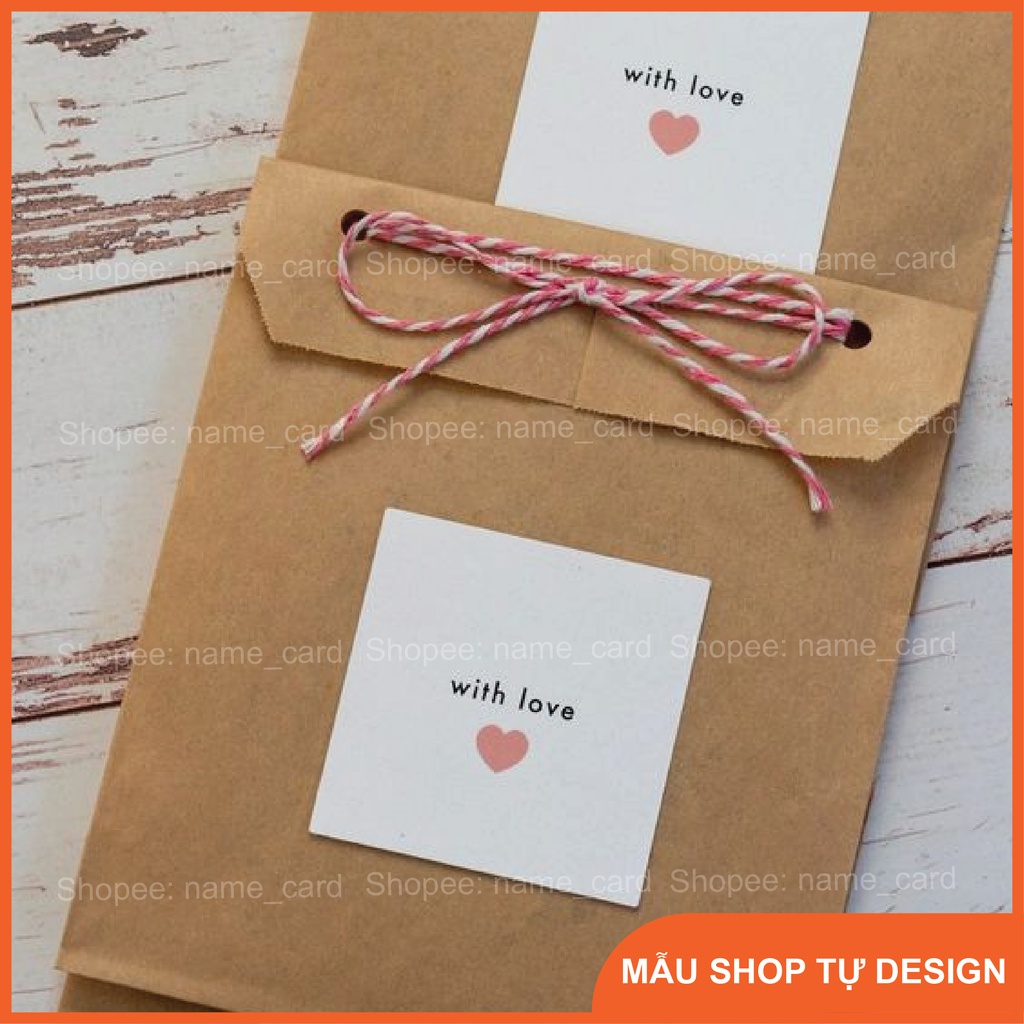 In tem nhãn, sticker thank you, in tem dán decal theo yêu cầu khách hàng giá rẻ