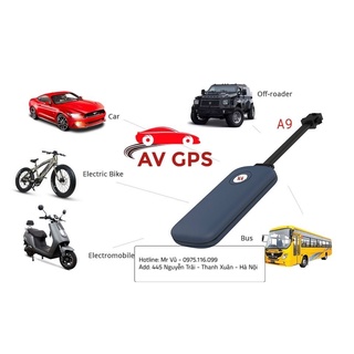 Định vị xe máy, ô tô A9 chính xác cao - Phần mềm tiếng Việt