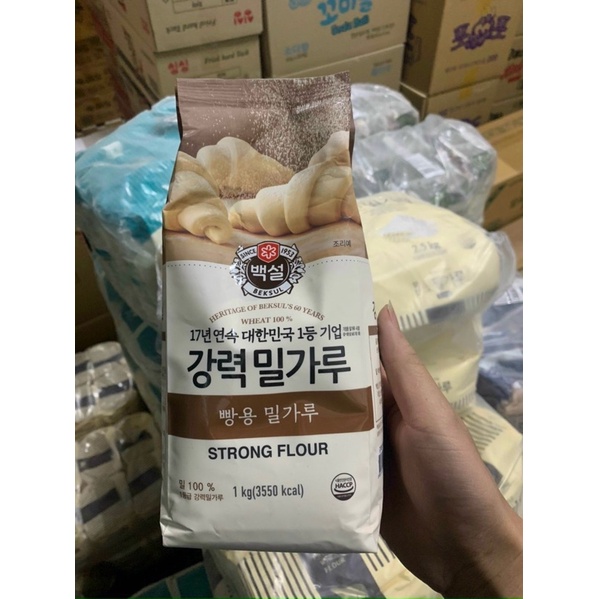 combo 10kg bột mỳ làm bánh mỳ strong 1kg