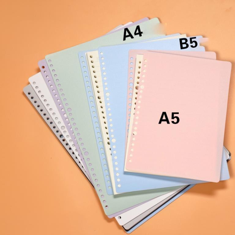 Sổ còng A5 KOLANO bìa sổ còng binder 20 lỗ nhiều màu kèm phụ kiện ngăn trang, giấy, lõi còng SN-001383