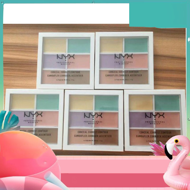 NXG CHE KHUYẾT ĐIỂM 6 Ô NYX Color Correcting Concealer Palette (1,5g x 6)
