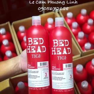 Dầu gội xả Tigi Bed Head 2 chai 1500ml hàng UK