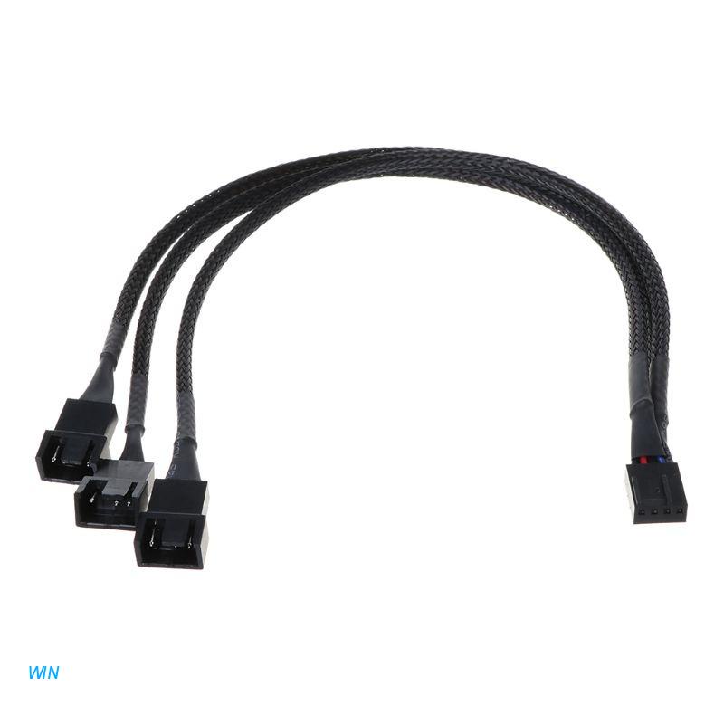 Cáp chia chữ Y 30CM 4Pin sang 3 cổng 4 Pin sang 3x4Pin/3Pin cho máy tính