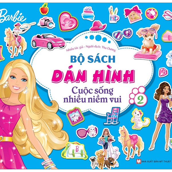 Sách - Barbie Bộ Sách Dán Hình Cuộc Sống Nhiều Niềm Vui - Tập 2 - 8935210232694
