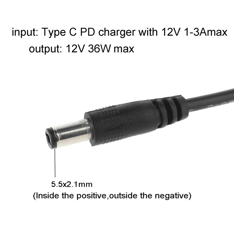 Cáp Chuyển Đổi USB C 12V 2 5 3 5 4 0 5 5mm Chuyên Dụng Cho CCTV / Laptop