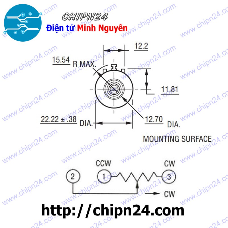 Biến trở 3590S-2-  -
