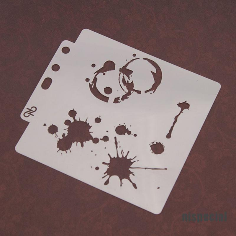 [nis-beauty] Reusable Stencil Airbrush Art DIY Home Decor Scrapbooking Album Craft