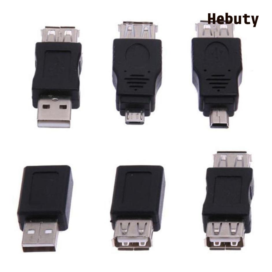 Set 12 Đầu Chuyển Đổi Otg Usb 2.0 A Male Sang Female Micro-B | BigBuy360 - bigbuy360.vn