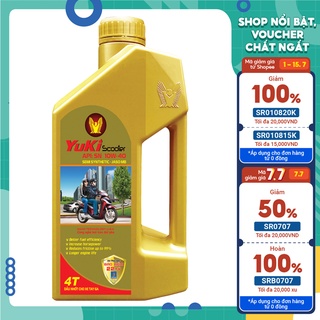 [8TẶNG 60K] Nhớt Xe Ga Yuki SN 800ml 2Tặng1Láp Công nghệ bôi kép giúp Êm Máy Nhẹ Xe Tiết Kiệm