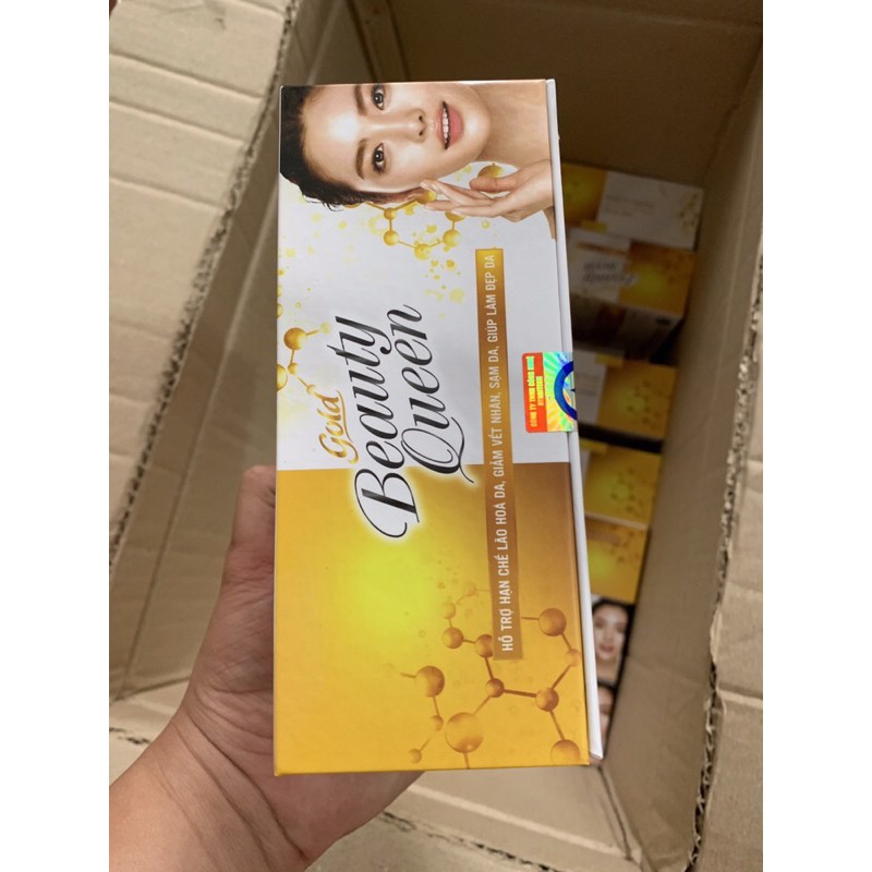 COLAGEN GOLD BEAUTY QUEEN - VIÊN SÁNG DA