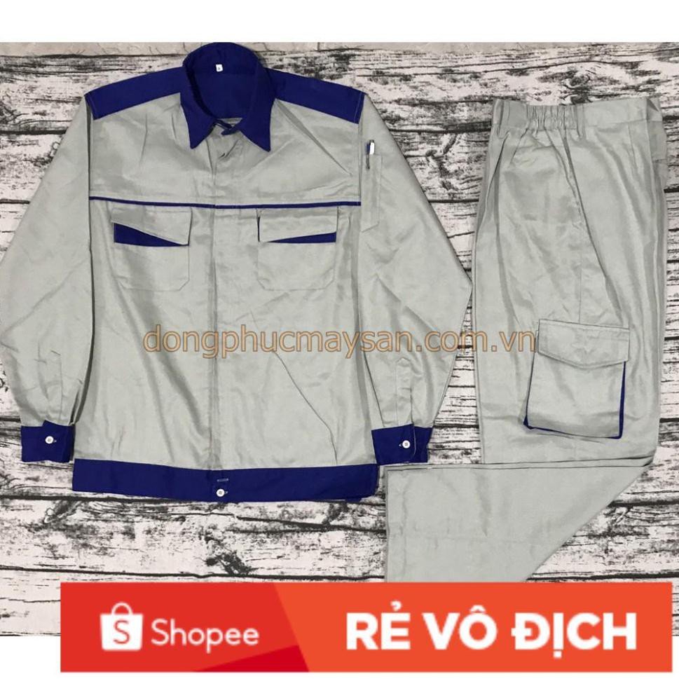 Bộ quần áo bảo hộ lao động phối màu - SB 02