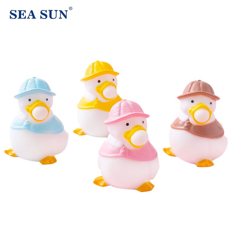 Đồ chơi nắn bóp SEA SUN TOYS giảm căng thẳng hình chú vịt dễ thương MixASale