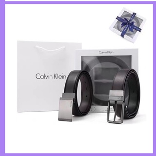 Thắt Lưng CK Fullbox Dây da kèm 2 mặt thắt lưng thay đổi