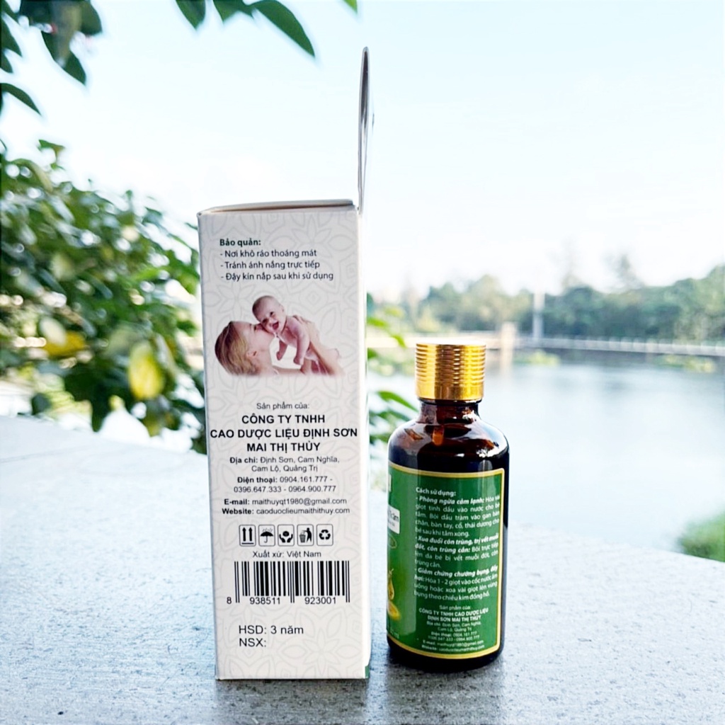 Tinh Dầu Tràm Cho Bé 50ml  Dầu tràm thiên nhiên giúp phòng ho, cảm lạnh, sỗ mũi cho bé hiệu quả