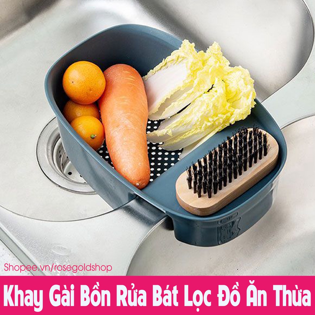 Khay Lọc Rác Bồn Rửa Bát Có Chỗ Để Đồ Đa Năng [Mẫu Mới Nhất]